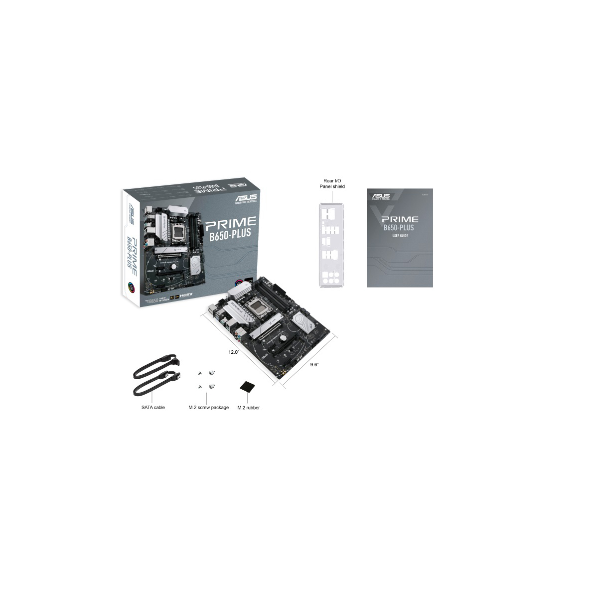 MOTHERBOARD ASUS PRIME B650-PLUS SOCKET AM54DDR5HDMIDPVGAPCIE-4.0ATX - Código: PRIME B650-PLUS | Compra en Guadalajara