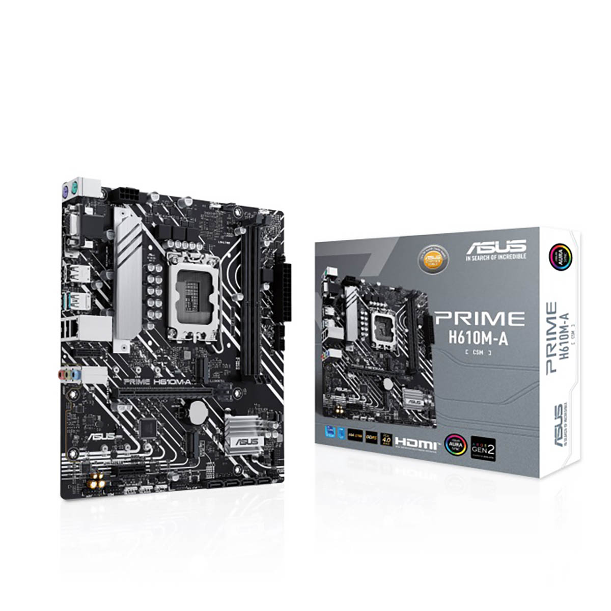MOTHERBOARD ASUS PRIME H610M-A-CSM SOCKET 1700 12A2DDR5HDMIVGAPCIE-4.0MICRO ATX - Gigabyte
