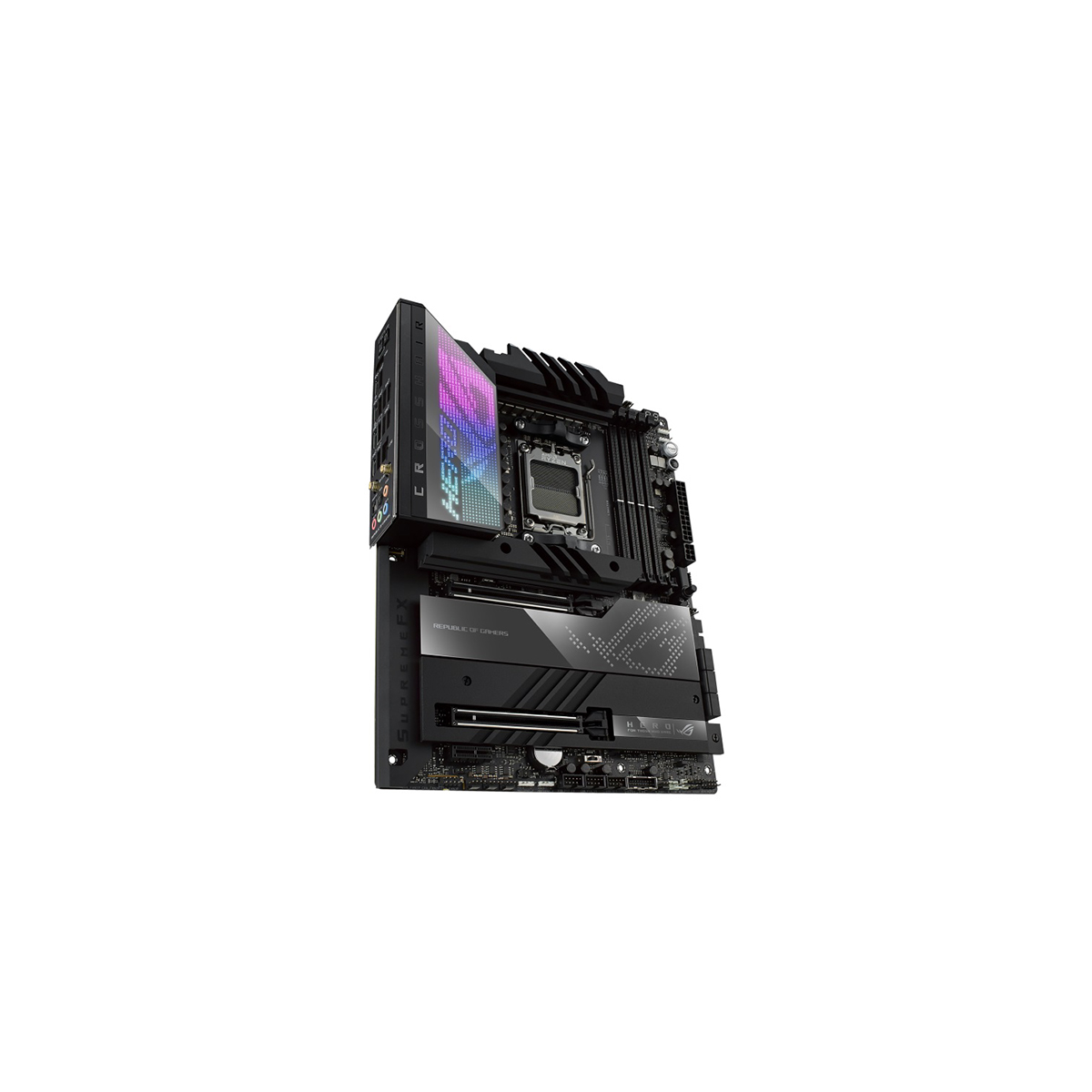 MOTHERBOARD ASUS ROG CROSSHAIR X670E HERO SOCKET AM5PCI-E 504DDR5HDMI2USB4WIFI6EATX - Código: ROG CROSSHAIR X670E HERO | Compra en Guadalajara
