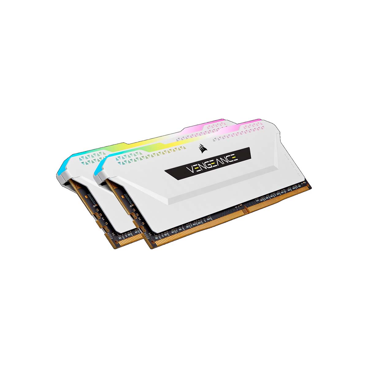 Memoria Dimm Ddr4 Corsair  Cmh16Gx4M2D3600C18W  16Gb 3600Mhz 2X8Gb  Vengeance Rgb Slpro Blanco Cl18 - CMH16GX4M2D3600C18W