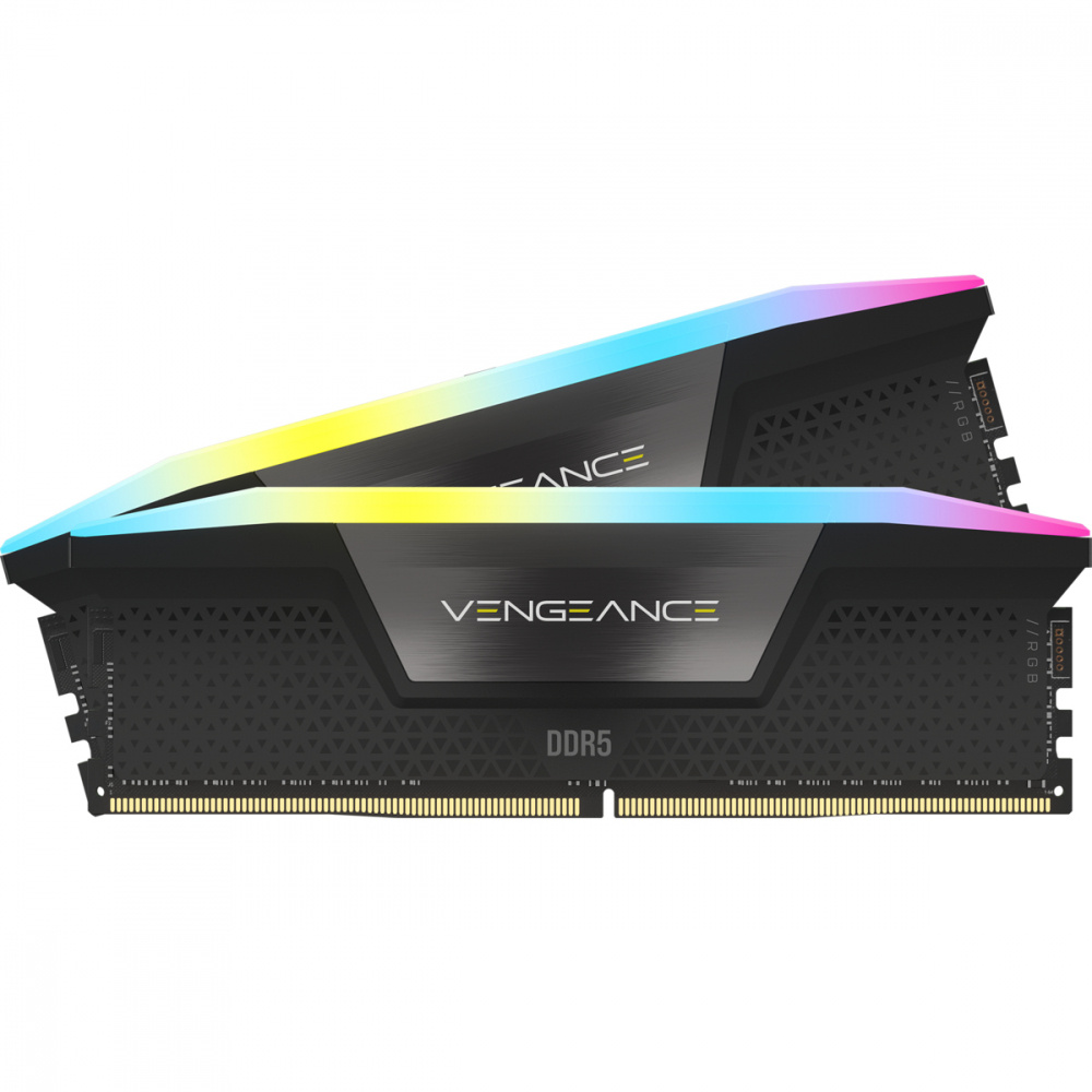 MEMORIA DIMM DDR5 CORSAIR CMH32GX5M2B5600C40K 32GB 2X16GB 5600MHZ VENGEANCE RGB NEGRO - Código: CMH32GX5M2B5600C40K | Compra en Guadalajara