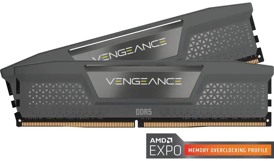 MEMORIA DIMM DDR5 CORSAIR CMK64GX5M2D6000Z40 64GB 6000MT/S 2X32GB VENGEANCE C DISIPADOR 1.35V GRIS - Sandisk