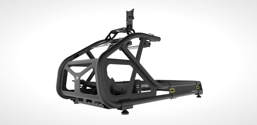 CABINA SIMULADOR DE CARRERAS FANATEC CRD-8700001-WW CABINA DE SIMULADOR NEGRO