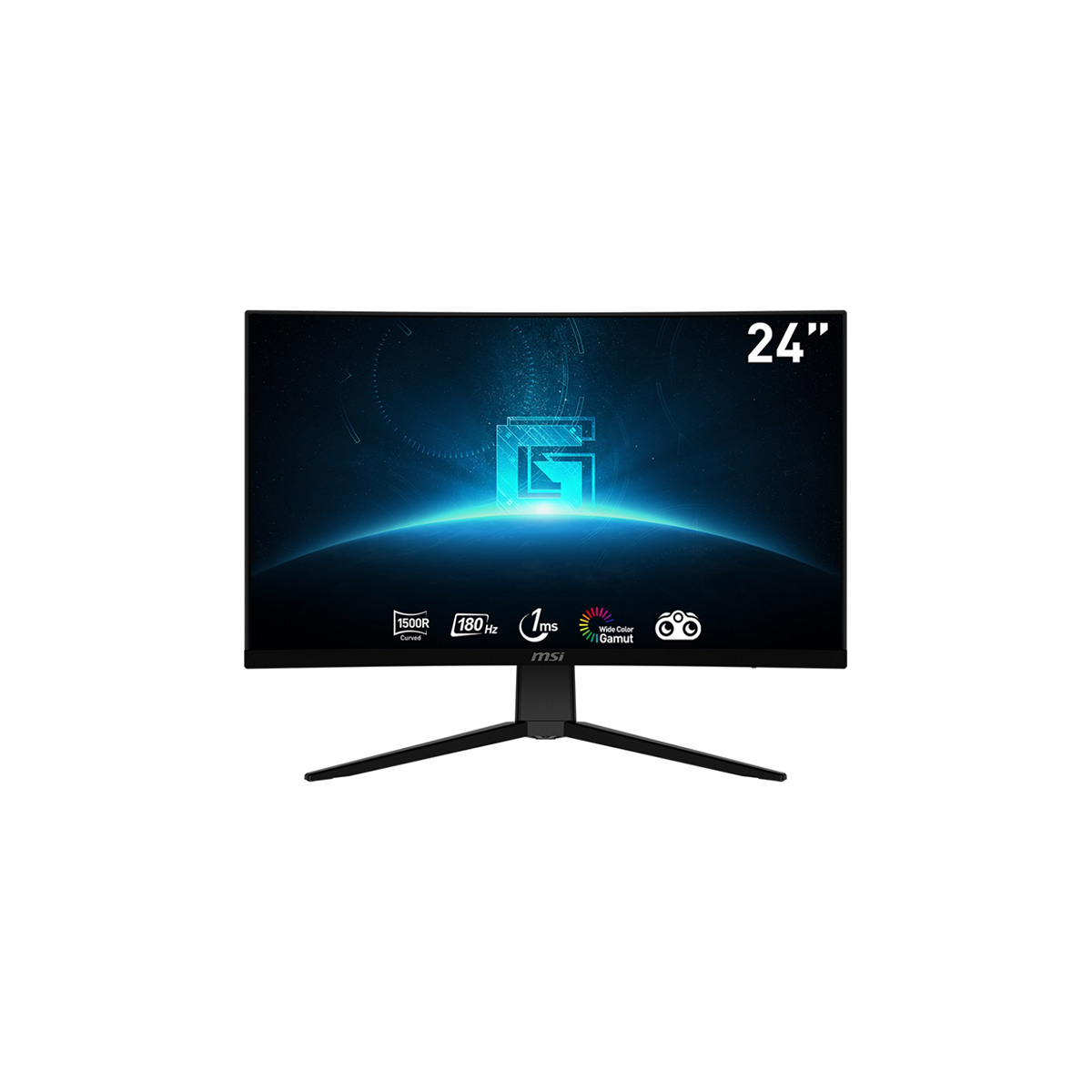 Monitor Led Msi 24   G2422C  1920X1080 Full Hd  Curvo  180 Hz  1Ms  2 Hdmi  1 Dp - G2422C