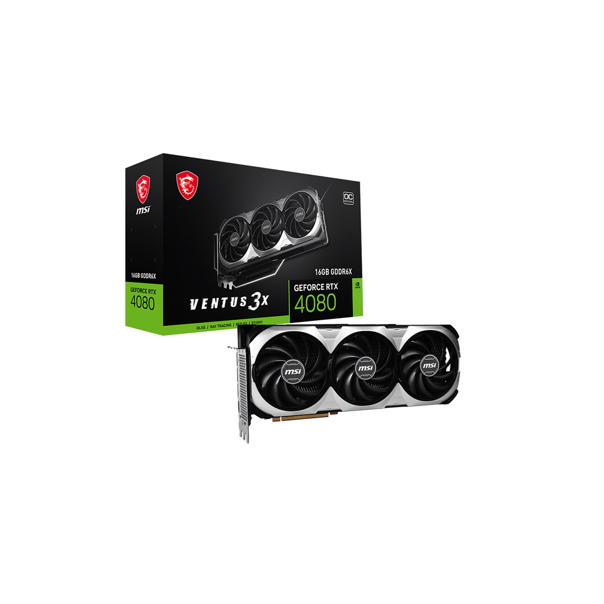 GPU MSI GEFORCE RTX 4080 16GB VENTUS 3X OC GDDR6X RTX 4080 16GB VENTUS 3X OC - Código: RTX 4080 16GB VENTUS 3X OC | Compra en Guadalajara