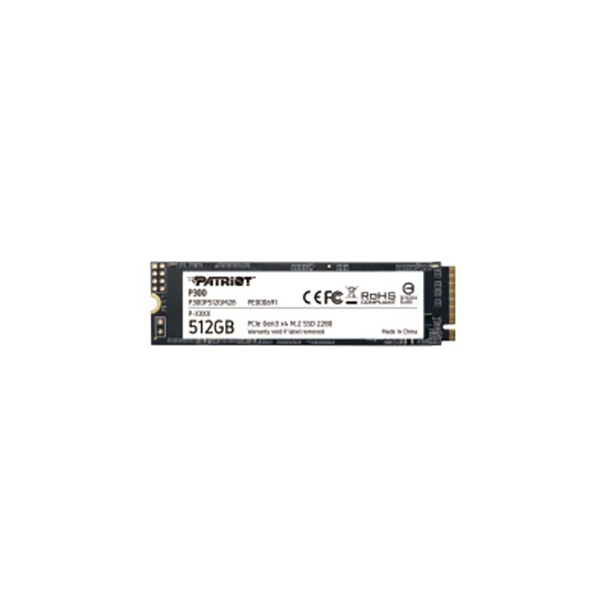 Unidad Ssd M 2 Patriot 512Gb  P300P512Gm28  P300 Pcie 3 0  Nvme  2280 - P300P512GM28