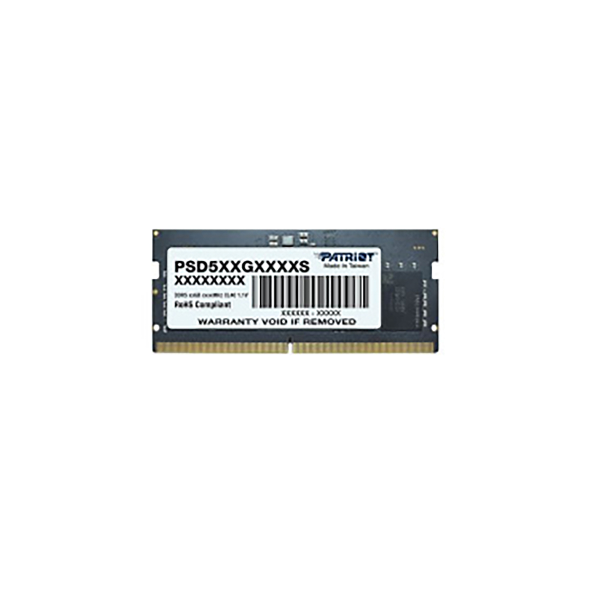 MEMORIA DIMM DDR5 PATRIOT PSD58G520041 SIGNATURE 8GB 1X8GB 5200MHZ CL42 - Código: PSD58G520041 | Compra en Guadalajara