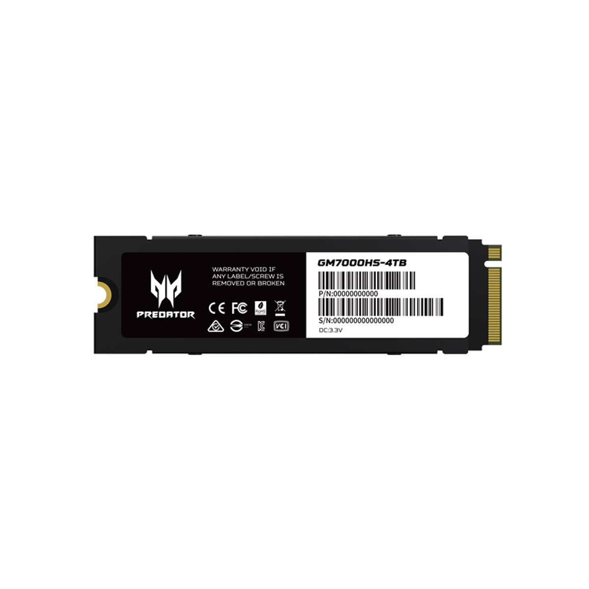 UNIDAD SSD M.2 PREDATOR 4TB BL.9BWWR.124 GM7000 HEATSINK 7400 MB/S - Código: BL.9BWWR.124 | Compra en Guadalajara