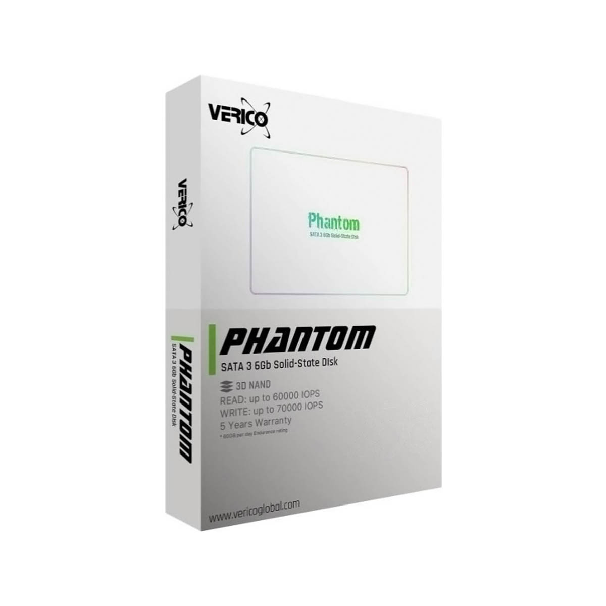 UNIDAD SSD 2.5 VERICO 240GB 1SSOP-SSBKJ3-NN PHANTOM SATA3 1SSOP-SSBKJ3-NN - Código: 1SSOP-SSBKJ3-NN | Compra en Guadalajara